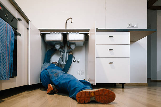 Professional Drain Cleaning technician working in Ladoga, IN